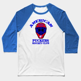 American Puckers Hockey Club Baseball T-Shirt